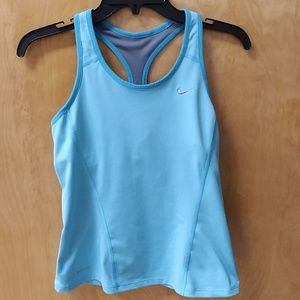 Nike Women's Blue Athletic Sport Tank Top Size: S